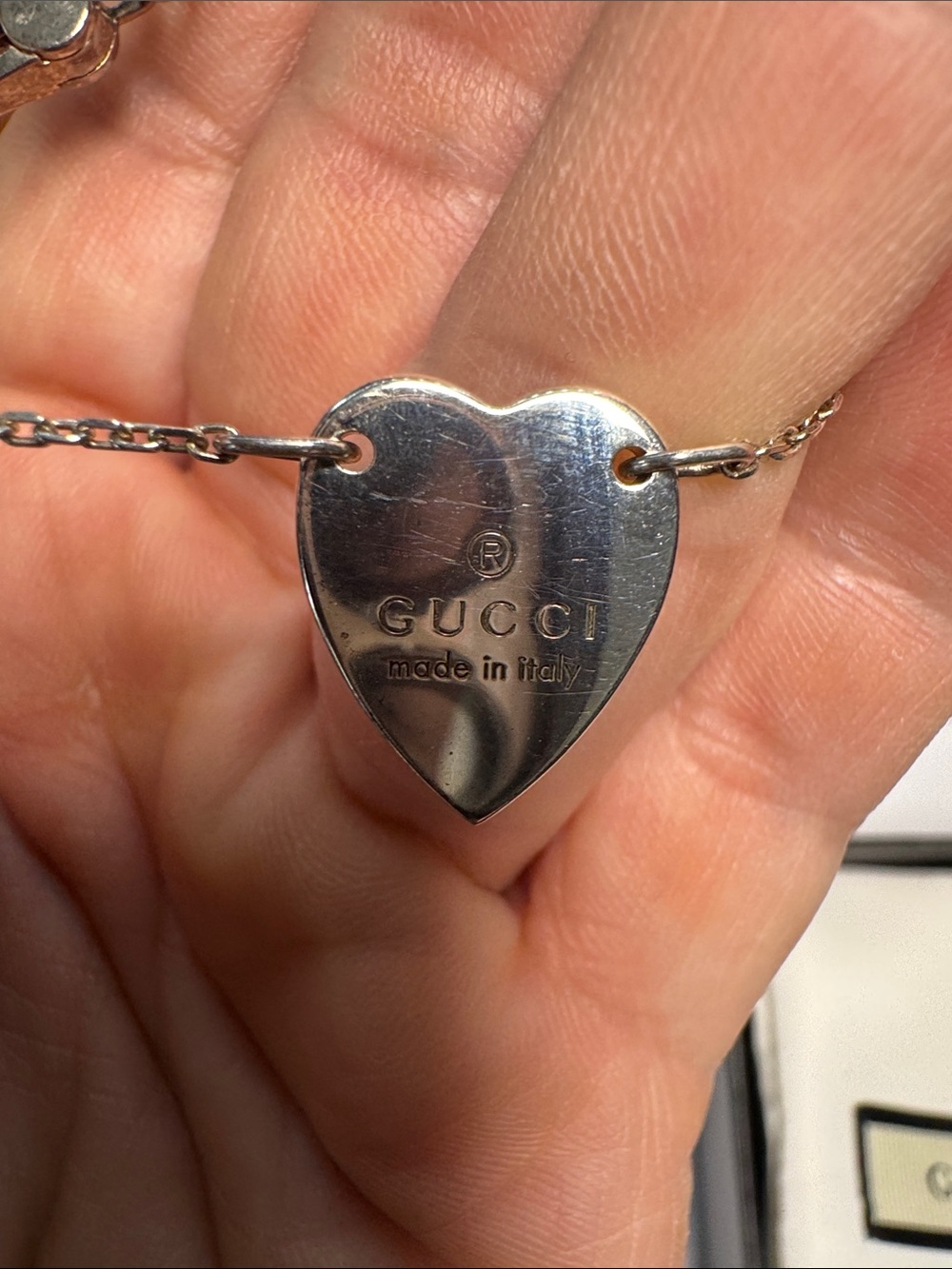Gucci Silver Heart Tag bracelet - Picture 5 of 5